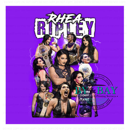 Rhea Purple (Various Sizes) Bag Panels