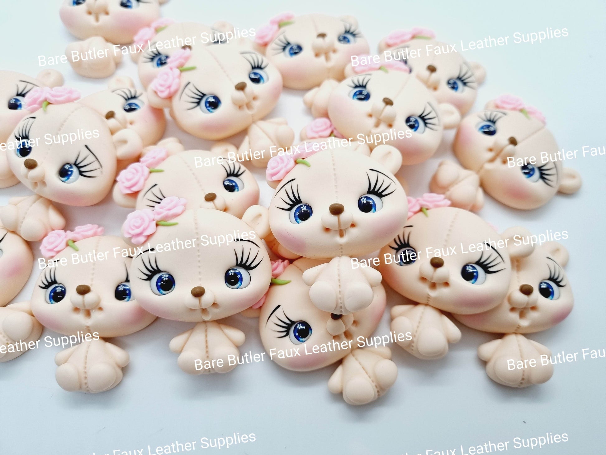 Teddy Bear - Bare Butler Faux Leather Supplies 