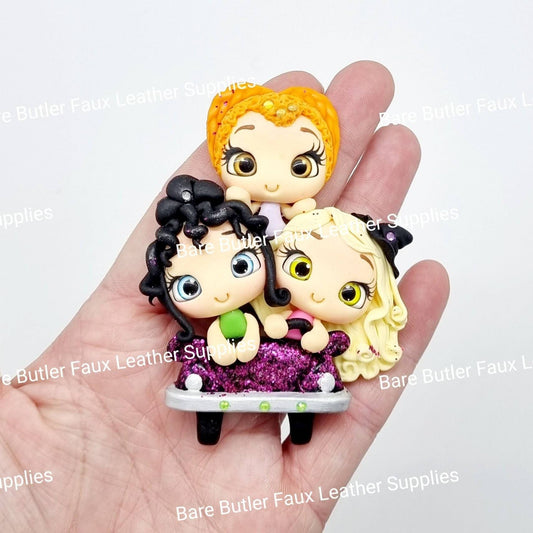 Three Sisters in Car - Bare Butler Faux Leather Supplies 
