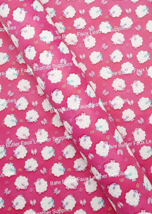 Sheep Litchi - Bare Butler Faux Leather Supplies 