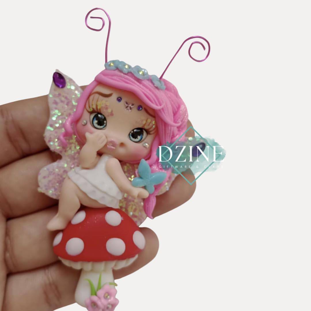 Fairy on mushroom