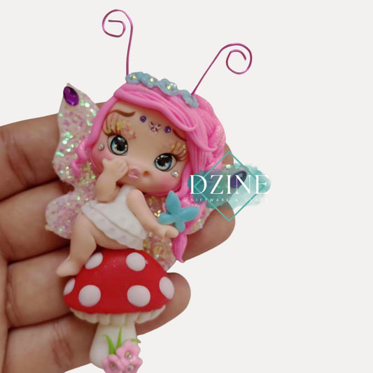 Fairy on mushroom