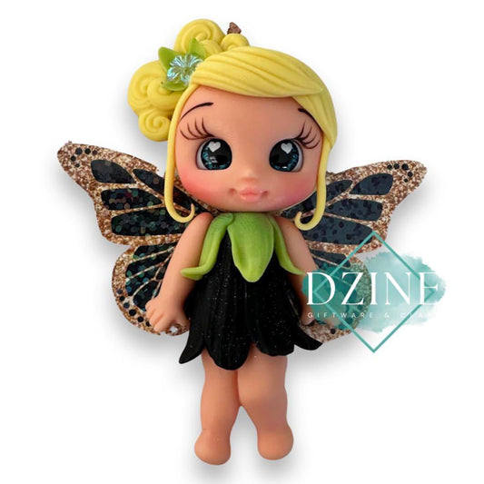 Black dress flower fairy