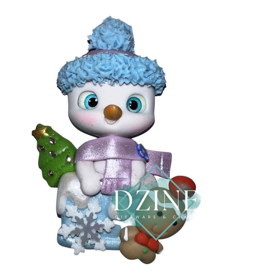 Snowman in chimney