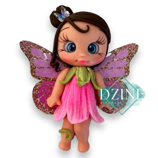 Pink dress flower fairy