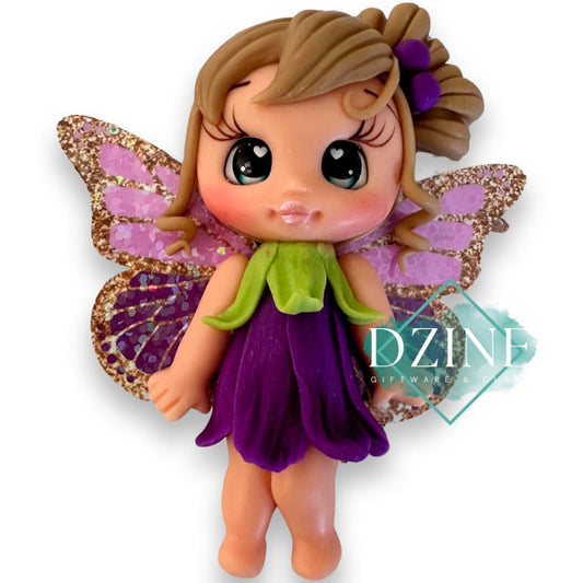 Purple dress flower fairy