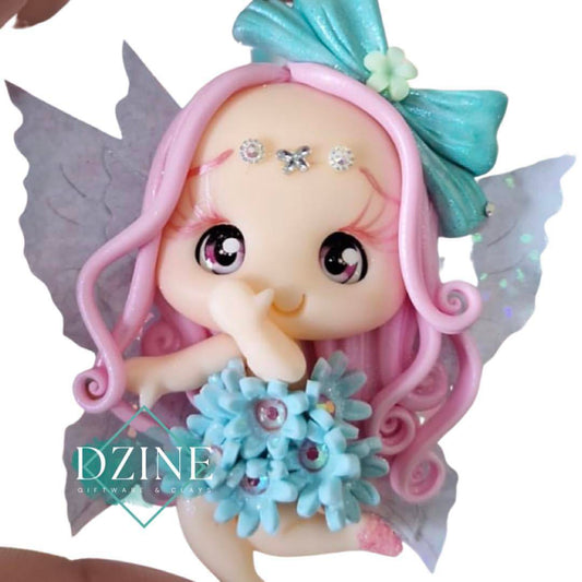 Blue flower skirt fairy