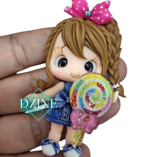 Girl with lollipop