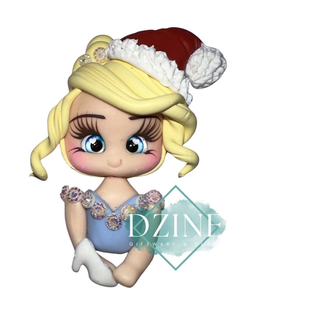 Christmas pumpkin princess portrait