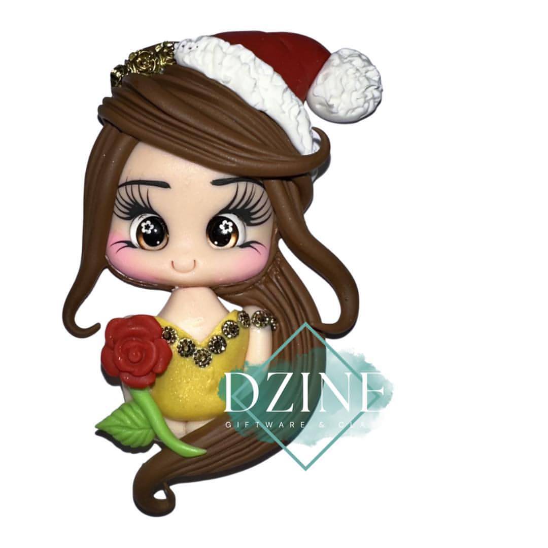 Christmas rose princess portrait