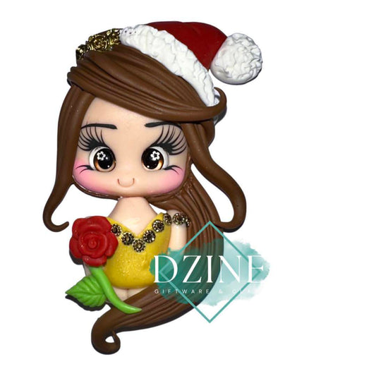 Christmas rose princess portrait