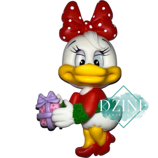 Christmas Daisy with present
