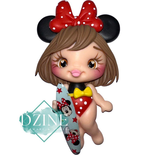 Mouse girl surfer