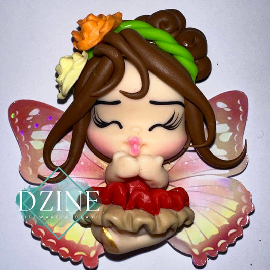 Fairy with Peach wings