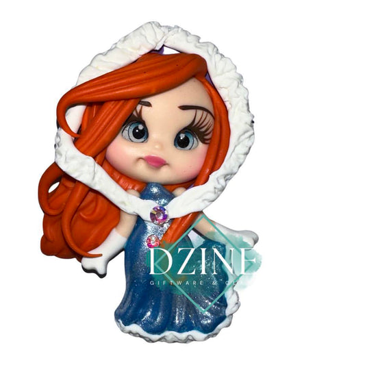 Christmas underwater princess with hood