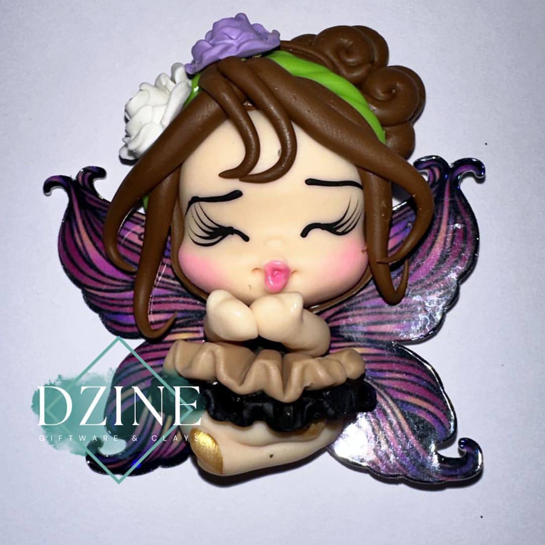 Fairy with black and brown skirt