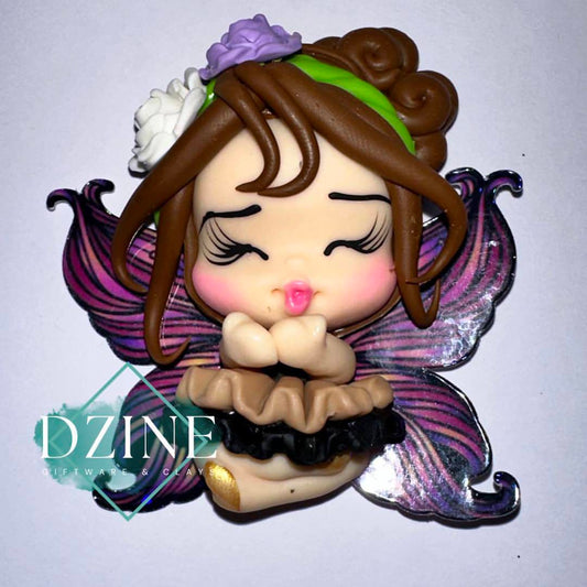 Fairy with black and brown skirt