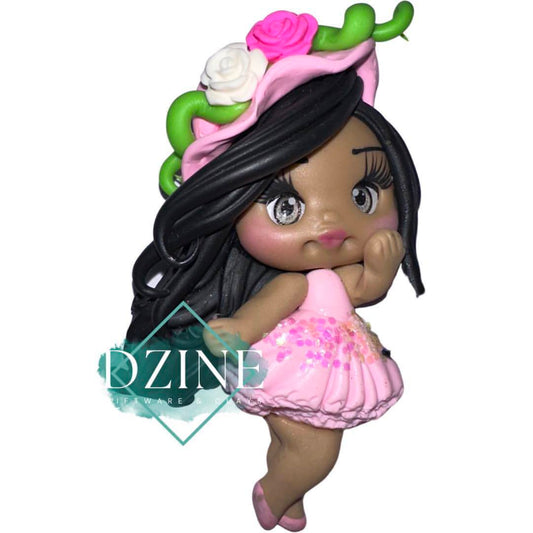 Spring girl pink
