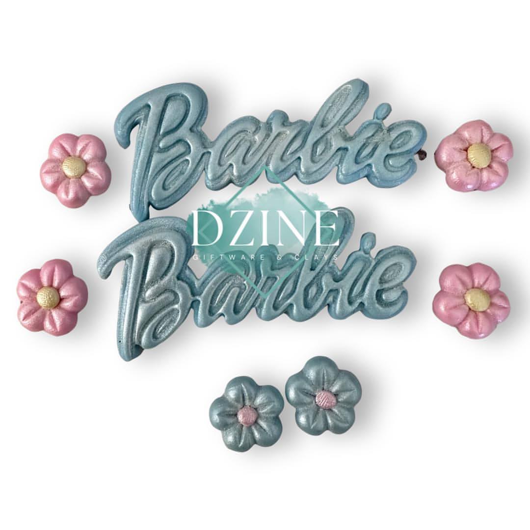 Blue Flowers & Logo