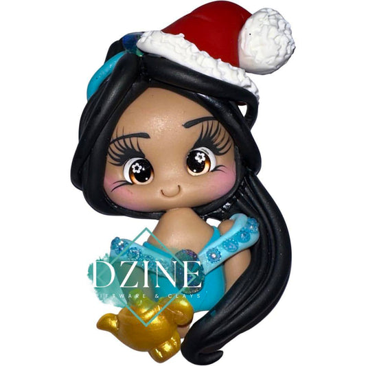 Christmas genie princess portrait