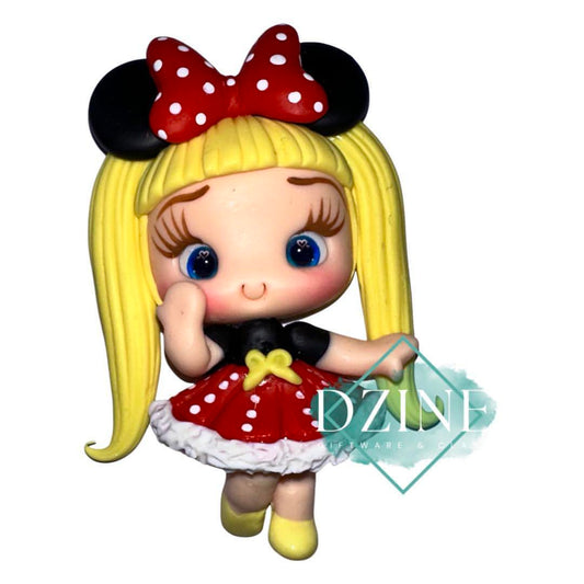 Christmas mouse girl blonde hair
