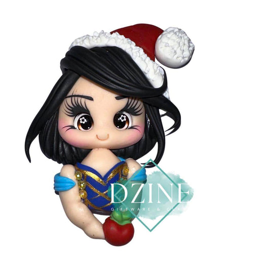 Christmas apple princess portrait