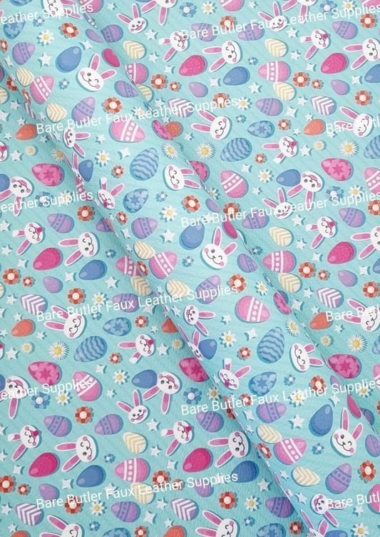 I'm So Egg-cited! Litchi - basket, Bunny, bunny Feet, duck, duckling, ears, Easter, Easter Parade, Fairies, Fairy, Faux, Faux Leather, hop, Leather, leatherette, Litchi, rabbit - Bare Butler Faux Leather Supplies 