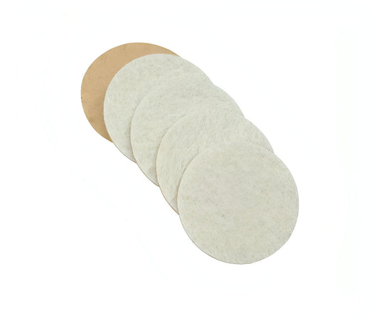 Self Adhesive Felt Circles 1.5 inch - Bare Butler Faux Leather Supplies 