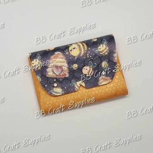 Bee Purse - Bee, honey, Purse - Bare Butler Faux Leather Supplies 