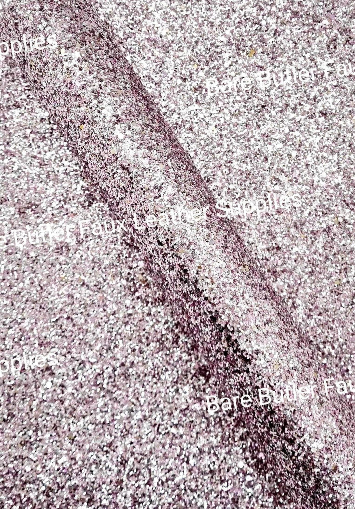 Confetti Mix Chunky Glitter - Lilac/Silver Mix - Black, Chunky, Faux, Faux Leather, flower, glitter, leather, leatherette, rose, Rose's - Bare Butler Faux Leather Supplies 