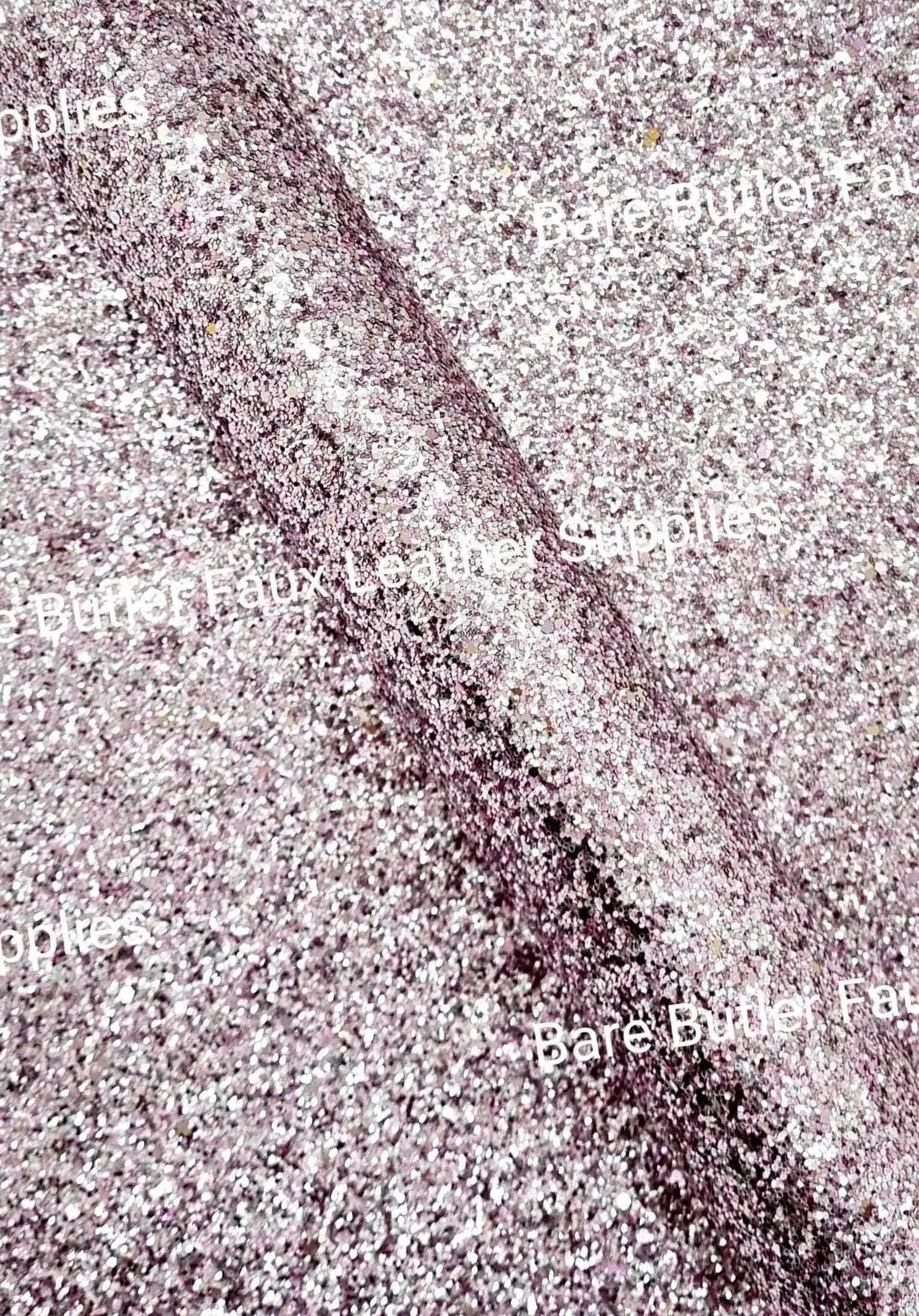 Confetti Mix Chunky Glitter - Lilac/Silver Mix - Black, Chunky, Faux, Faux Leather, flower, glitter, leather, leatherette, rose, Rose's - Bare Butler Faux Leather Supplies 