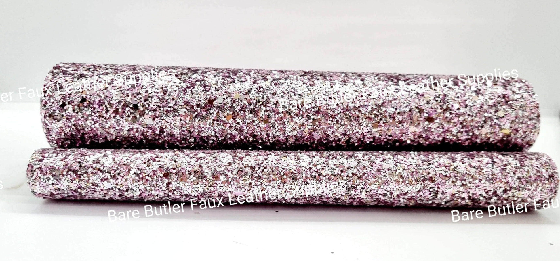 Confetti Mix Chunky Glitter - Lilac/Silver Mix - Black, Chunky, Faux, Faux Leather, flower, glitter, leather, leatherette, rose, Rose's - Bare Butler Faux Leather Supplies 