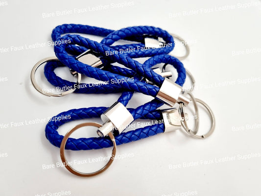 Faux Leather Wrist Strap - Dark Blue -  - Bare Butler Faux Leather Supplies 