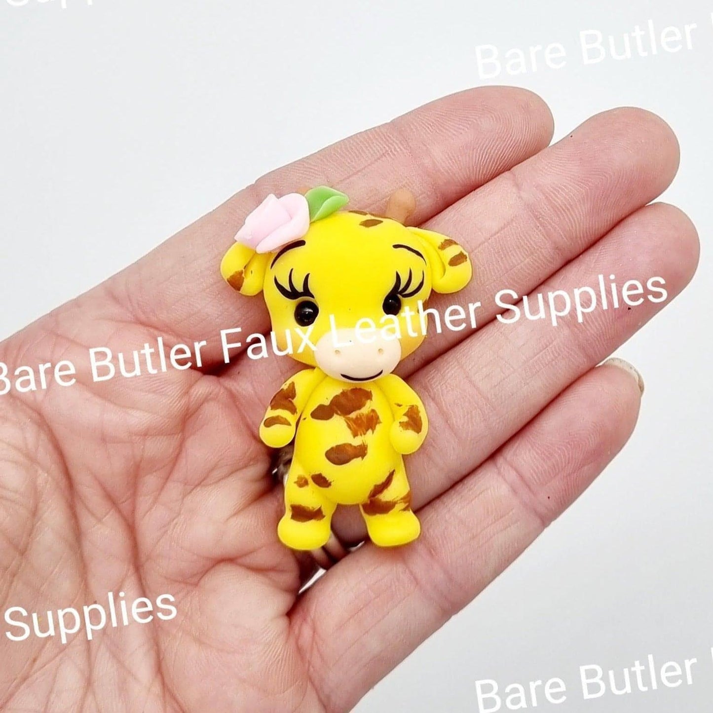 Giraffe - Clay, Clays - Bare Butler Faux Leather Supplies 