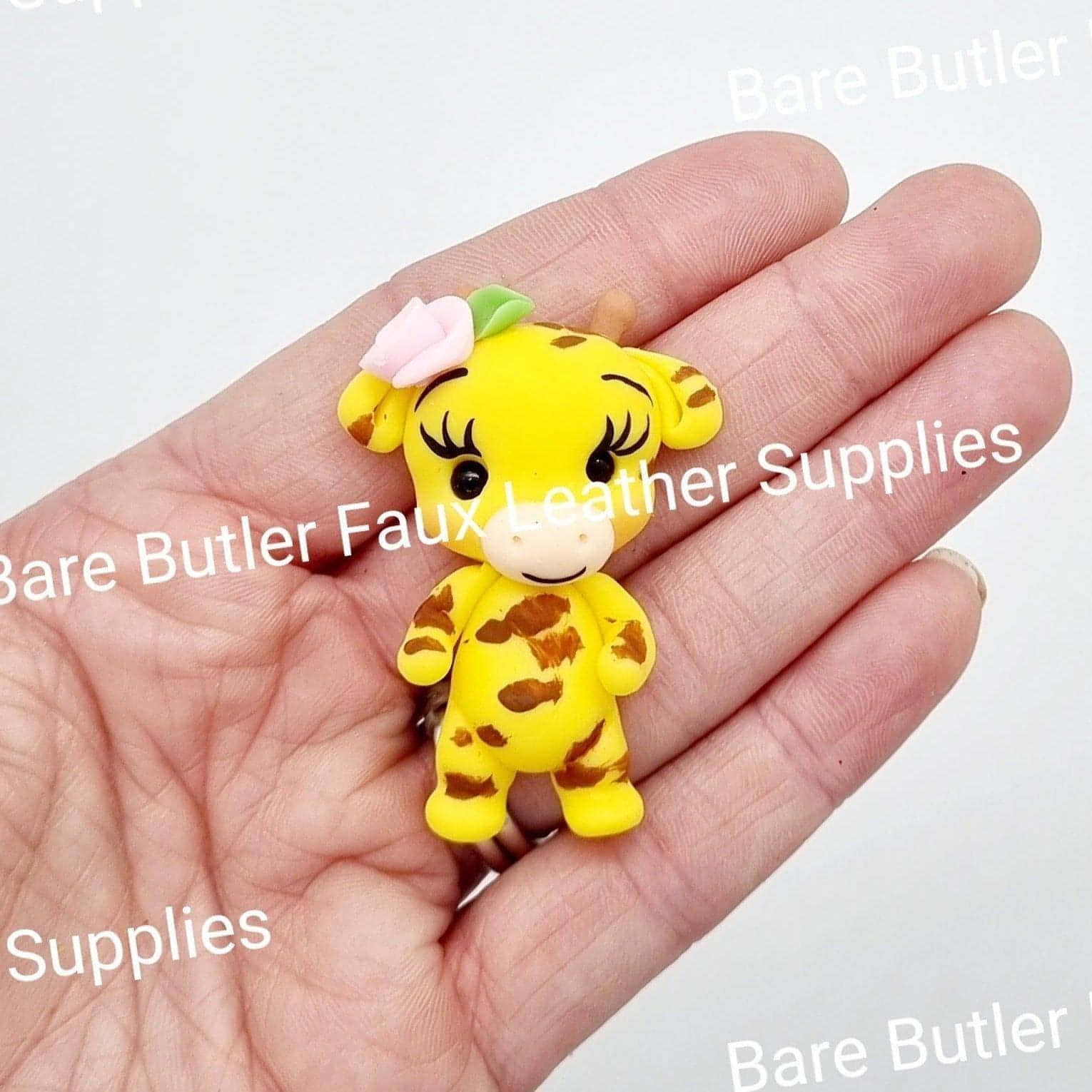 Giraffe - Clay, Clays - Bare Butler Faux Leather Supplies 