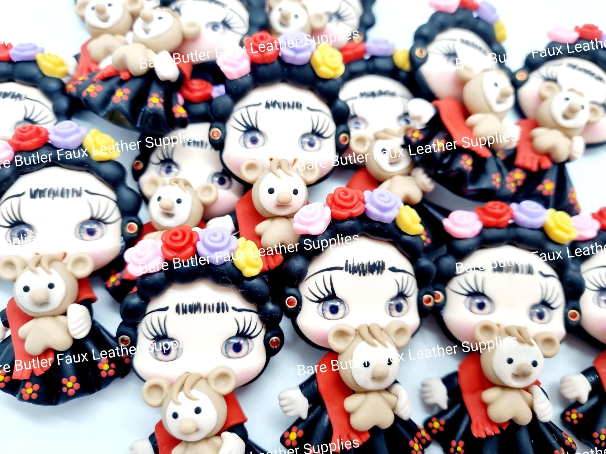 Girl & Her Monkey - Clay, Clays - Bare Butler Faux Leather Supplies 