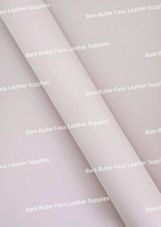 Glitter Suede - Baby Pink - Faux, Faux Leather, Glitter, Pink, Suede - Bare Butler Faux Leather Supplies 