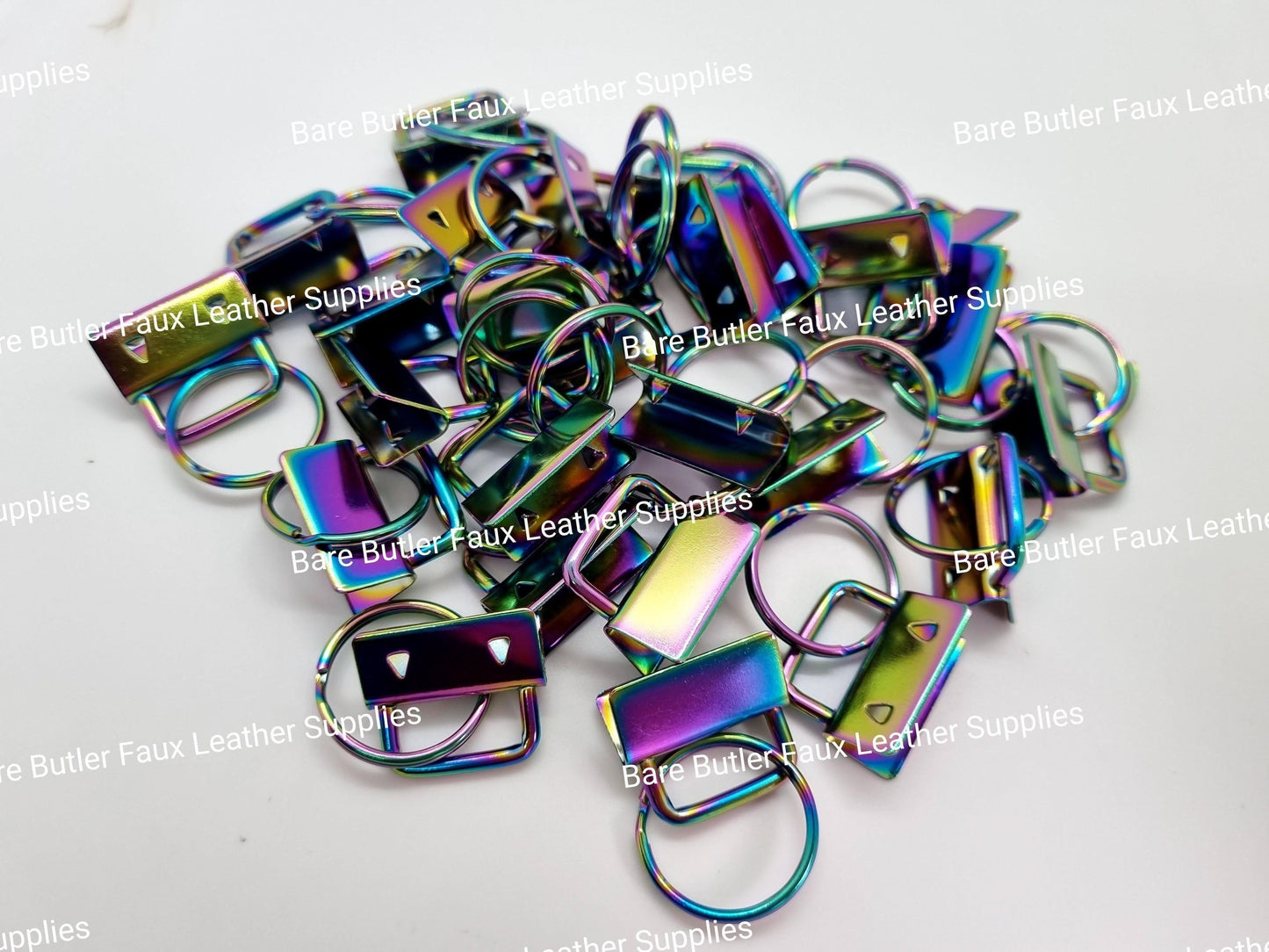 Key Fob Hardware - hardware, key fob - Bare Butler Faux Leather Supplies 