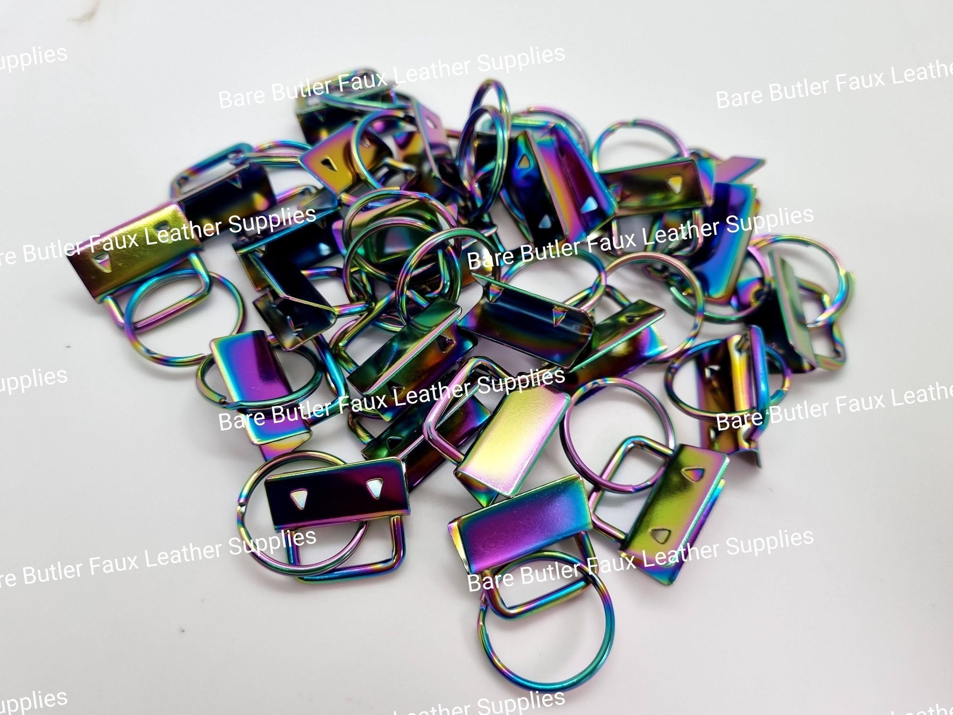Key Fob Hardware - hardware, key fob - Bare Butler Faux Leather Supplies 