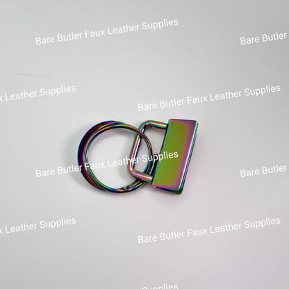 Key Fob Hardware - hardware, key fob - Bare Butler Faux Leather Supplies 