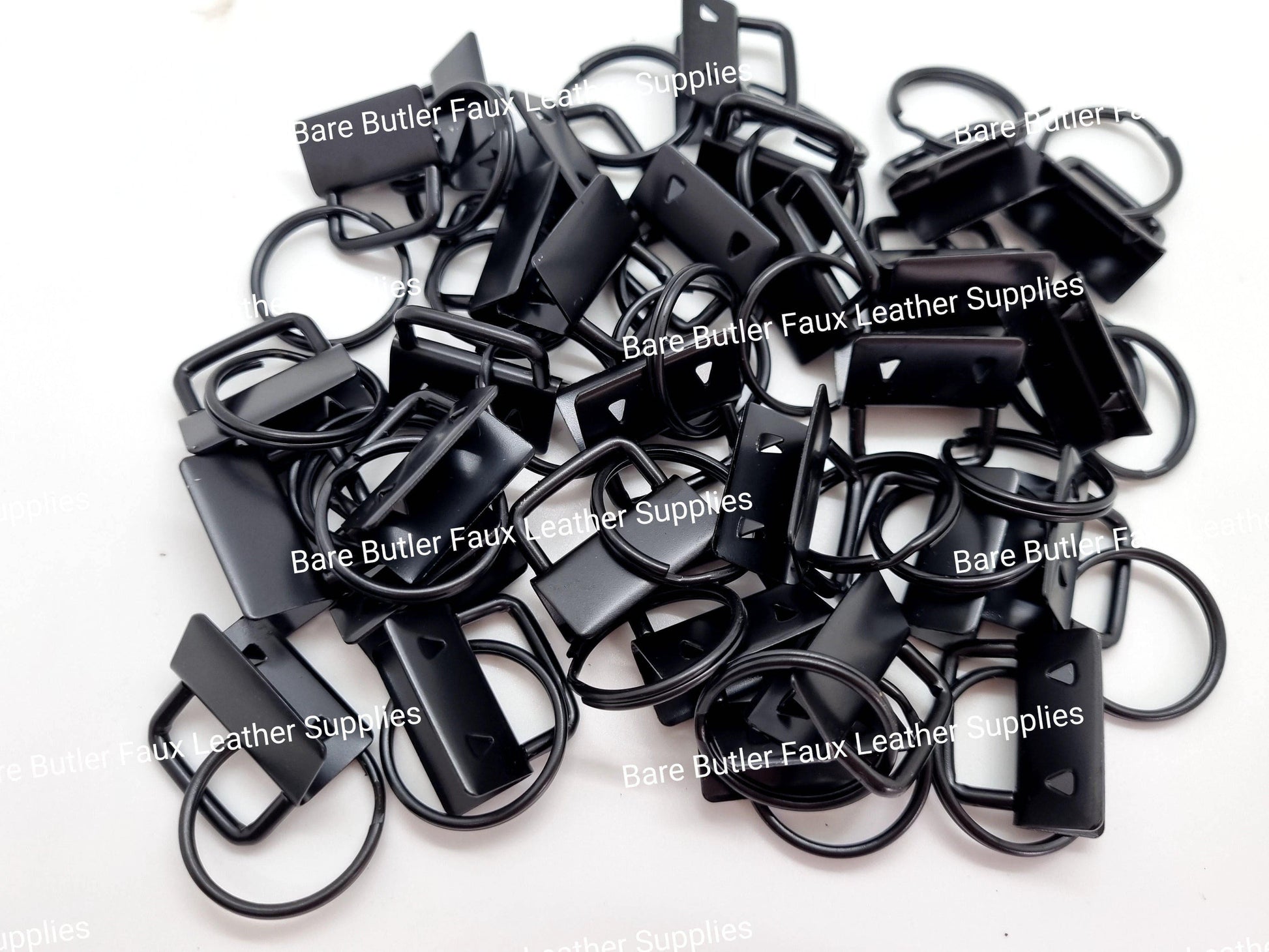 Key Fob Hardware - hardware, key fob - Bare Butler Faux Leather Supplies 
