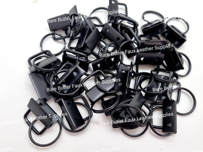 Key Fob Hardware - hardware, key fob - Bare Butler Faux Leather Supplies 