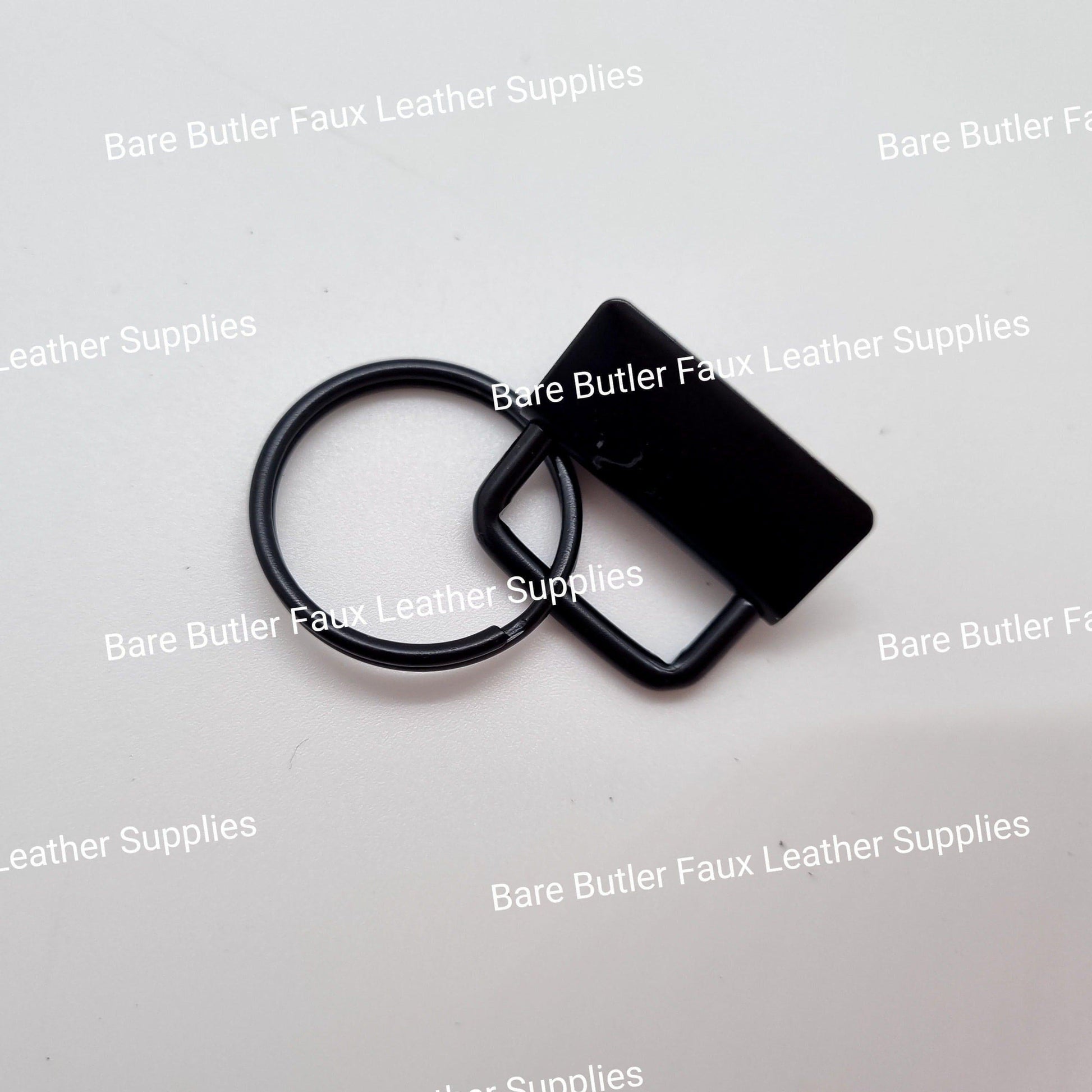 Key Fob Hardware - hardware, key fob - Bare Butler Faux Leather Supplies 
