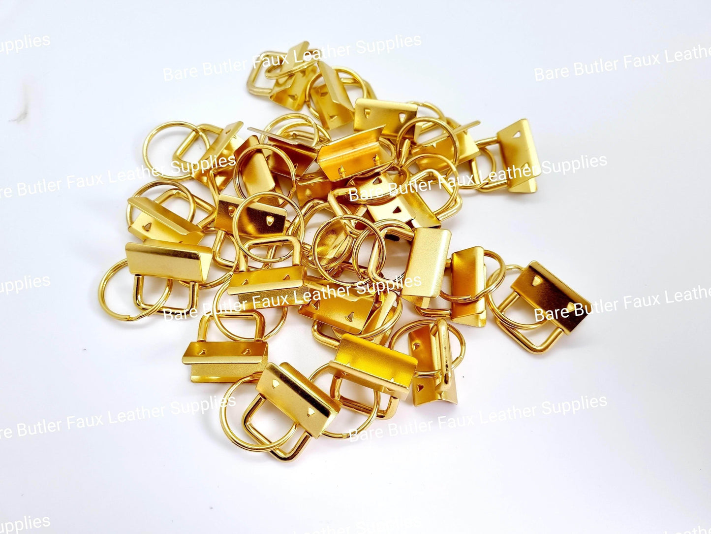Key Fob Hardware - hardware, key fob - Bare Butler Faux Leather Supplies 