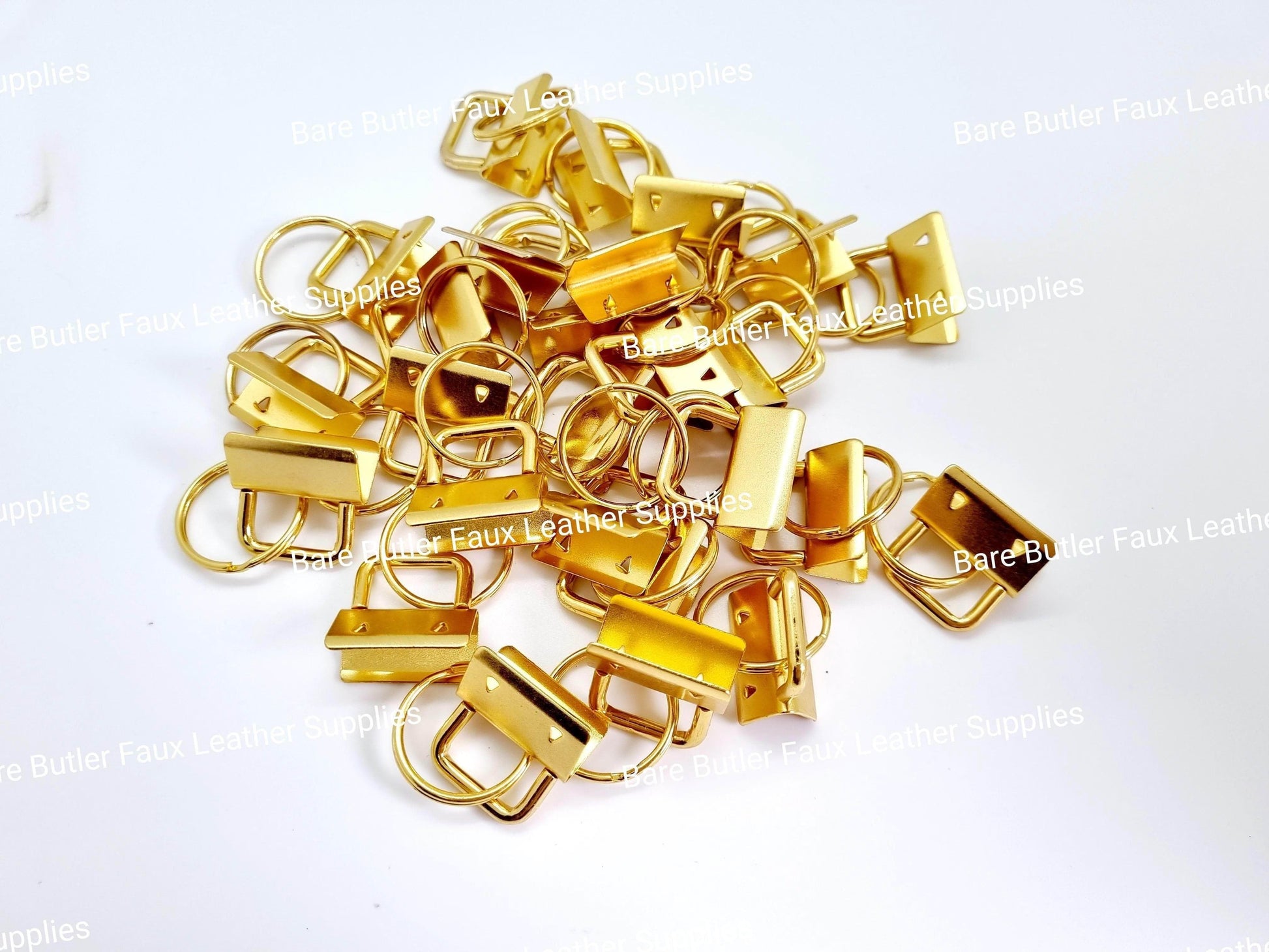 Key Fob Hardware - hardware, key fob - Bare Butler Faux Leather Supplies 