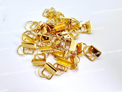 Key Fob Hardware - hardware, key fob - Bare Butler Faux Leather Supplies 
