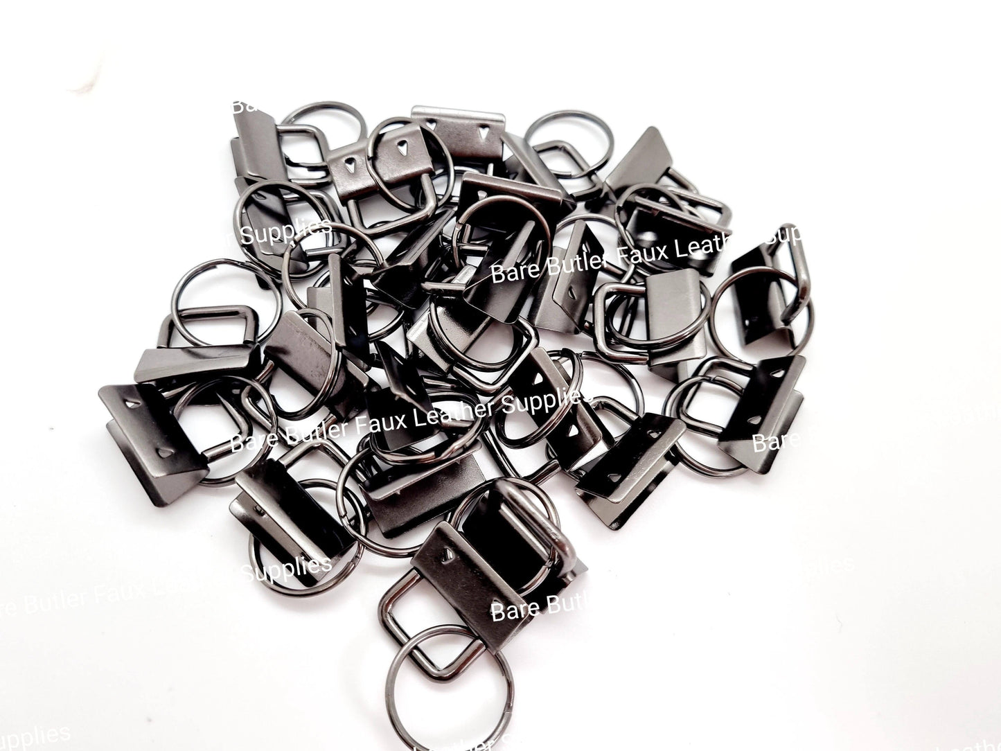 Key Fob Hardware - hardware, key fob - Bare Butler Faux Leather Supplies 