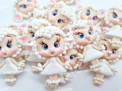 Mary's Lamb - Clay, Clays, lamb - Bare Butler Faux Leather Supplies 