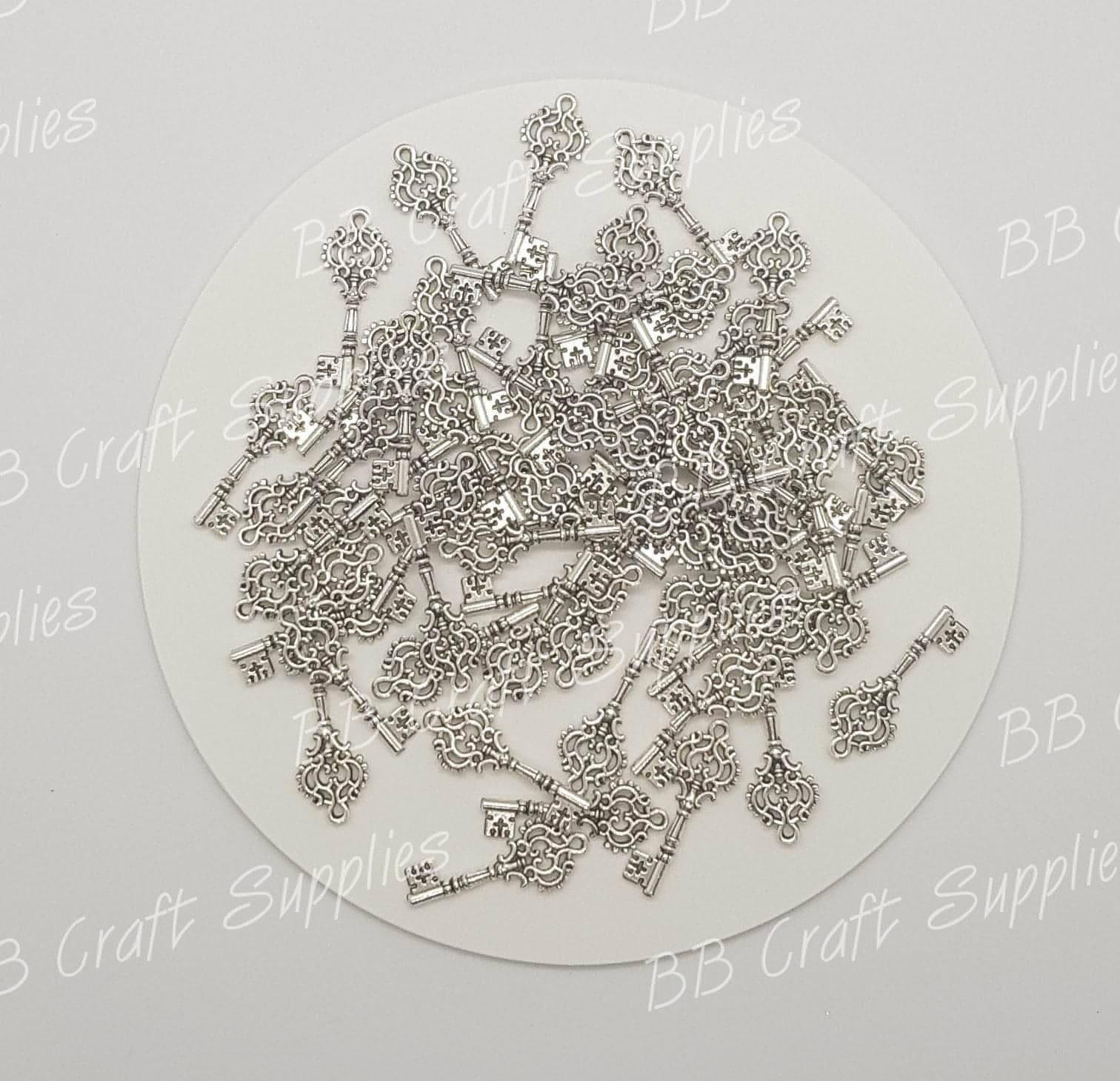 Mini key's - Embellishment - Alice in wonderland, Embelishment, embellishment, key - Bare Butler Faux Leather Supplies 