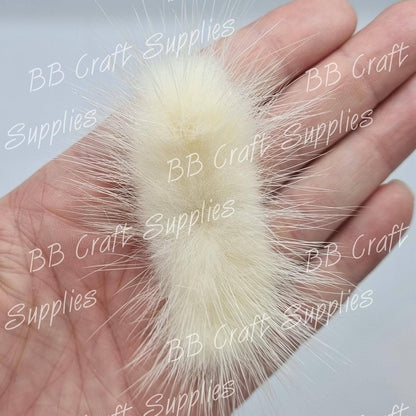 Mink Bowknot Strips - ear, Easter, headband, Rabbit - Bare Butler Faux Leather Supplies 